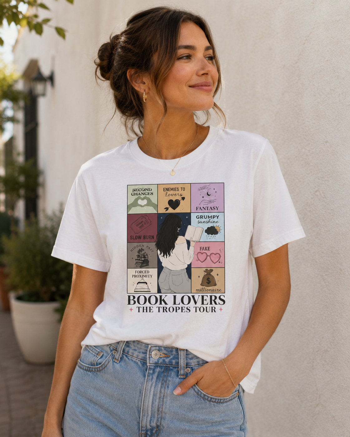 Graphic T - Romance Tropes