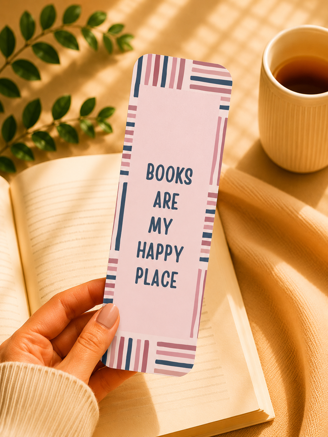 Laminated Bookmark - Happy Place