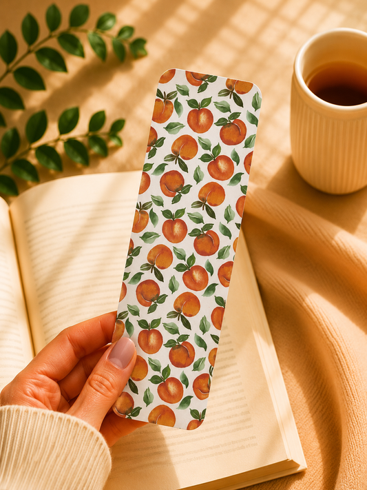 Laminated Bookmark - Peaches