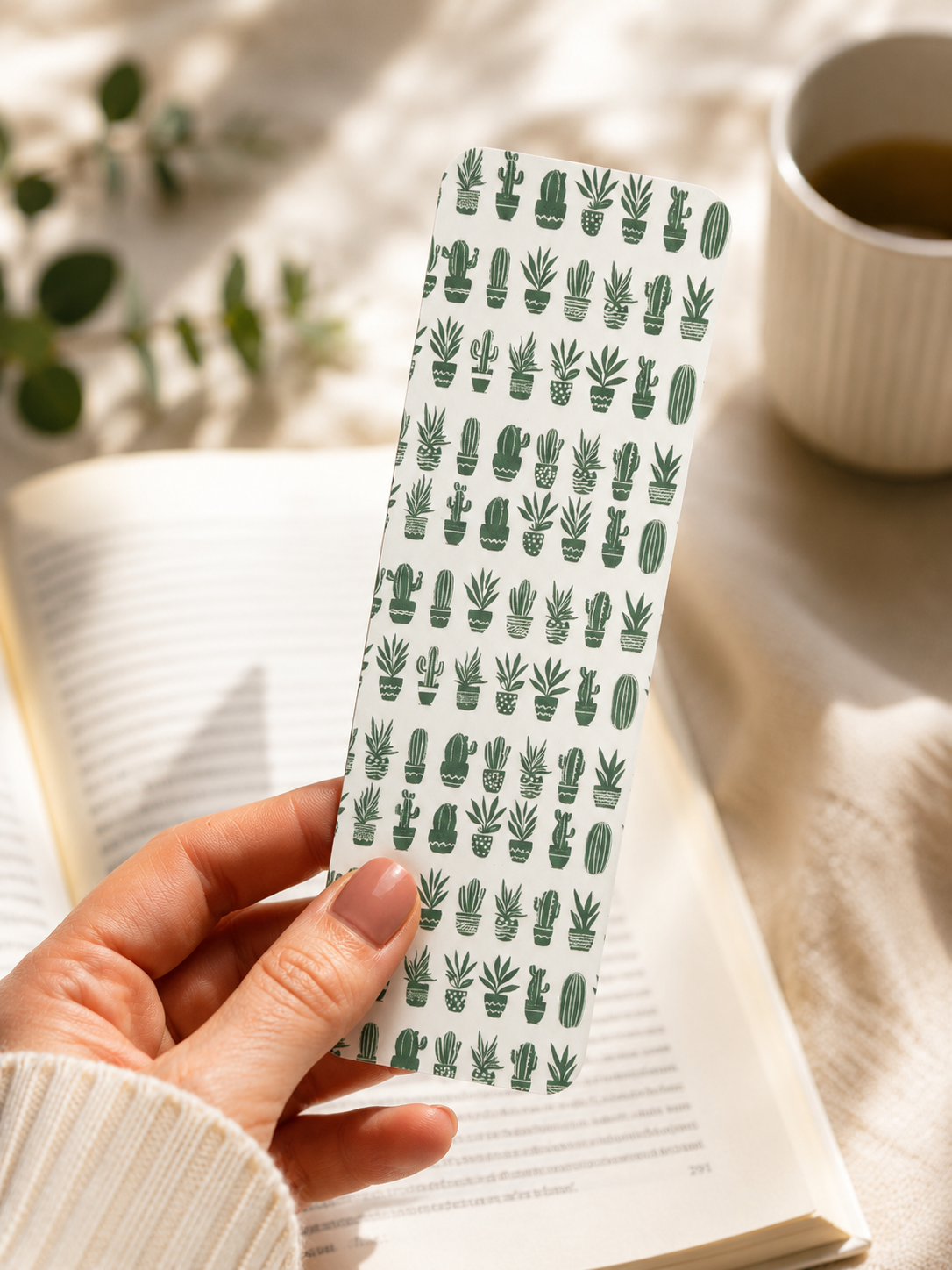 Laminated Bookmark - Green Plants
