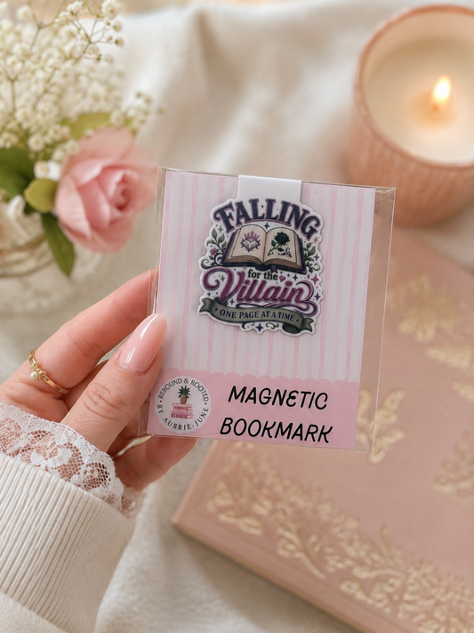 Magnetic Bookmark - Falling for The Villian
