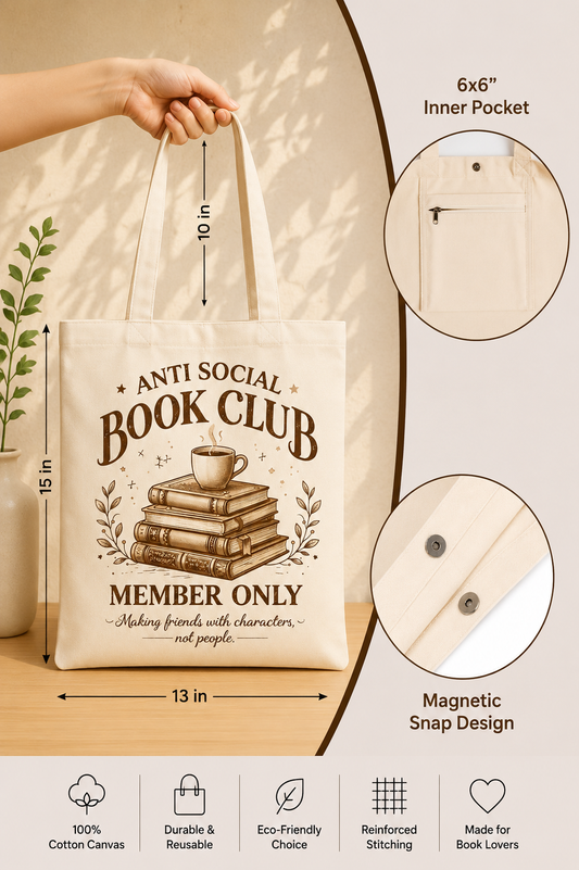 Anti-Social Book Club - Tote