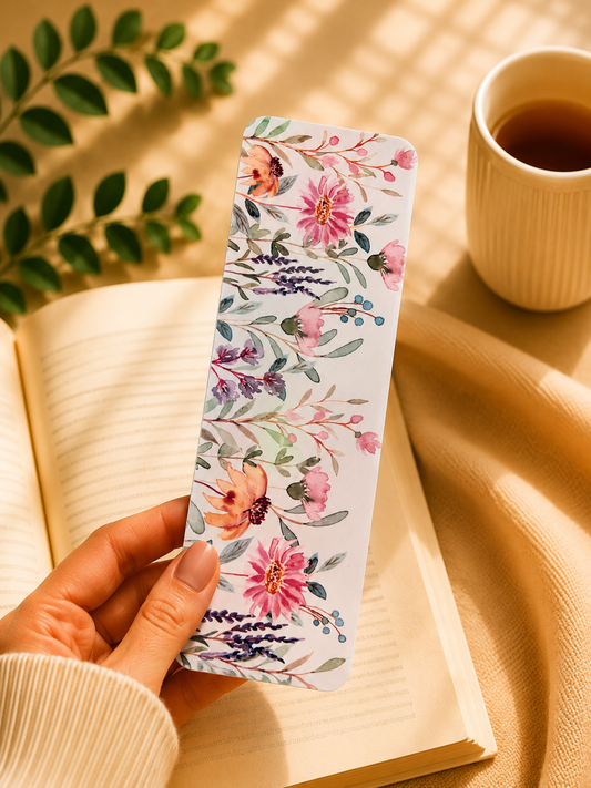 Laminated Bookmark - Wild Flowers