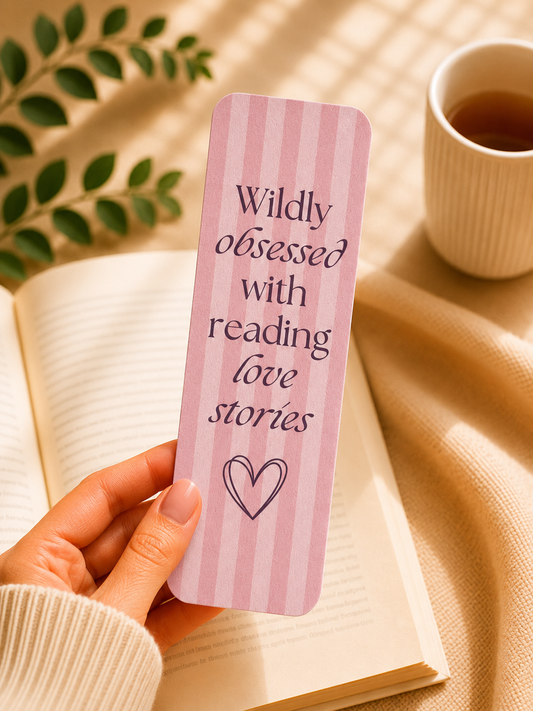 Laminated Bookmark - Love Stories