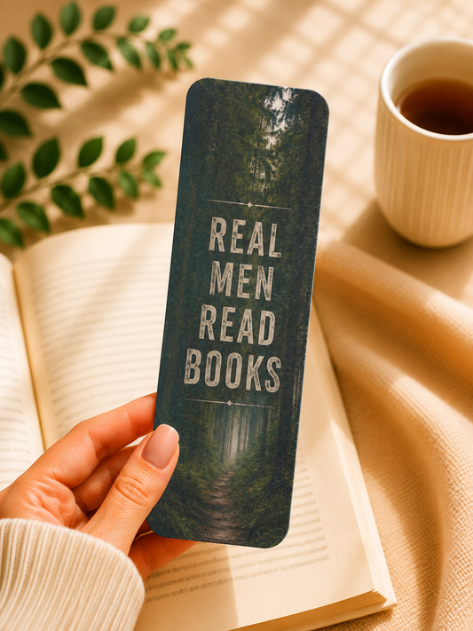 Laminated Bookmark - Real Men Read