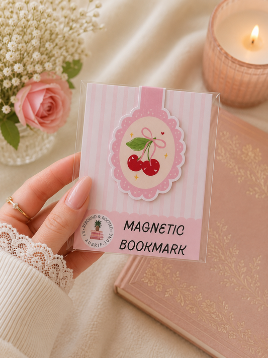 Magnetic Bookmark - Cherries