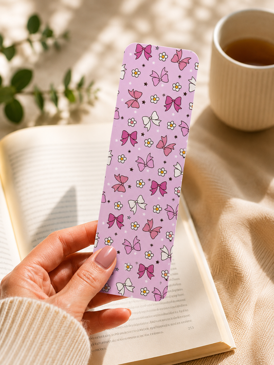 Laminated Bookmark - Bows