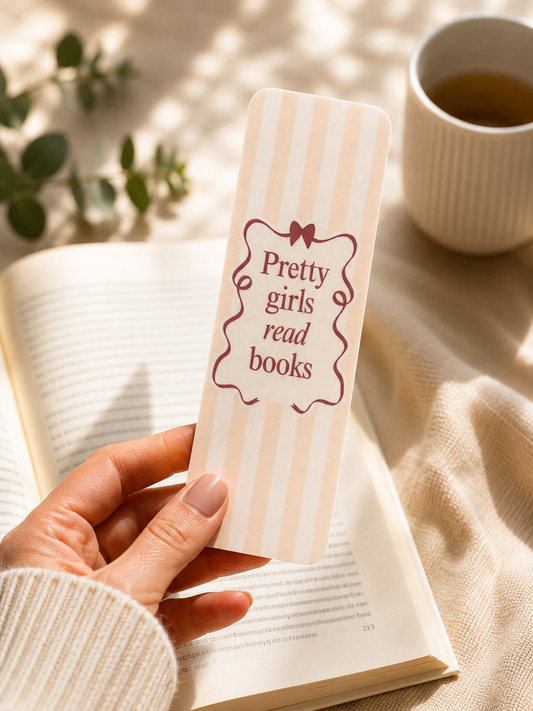 Laminated Bookmark - Yellow Pretty Girls
