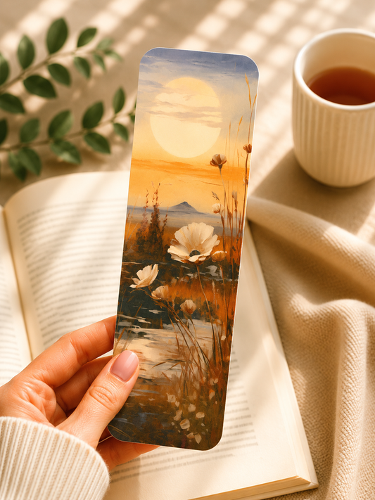Laminated Bookmark - Floral Field