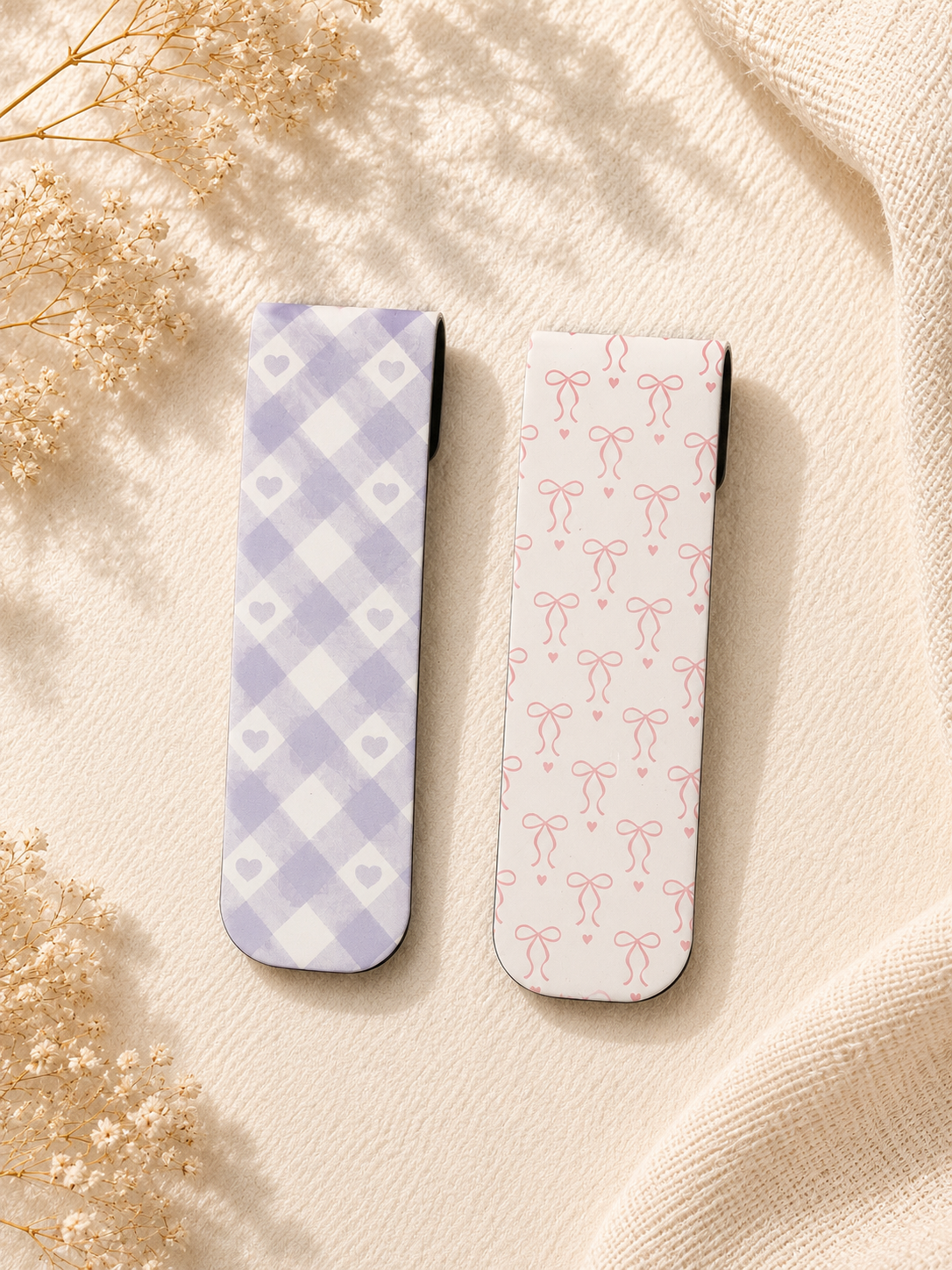 2 Pack Magnetic Bookmark - Coquette