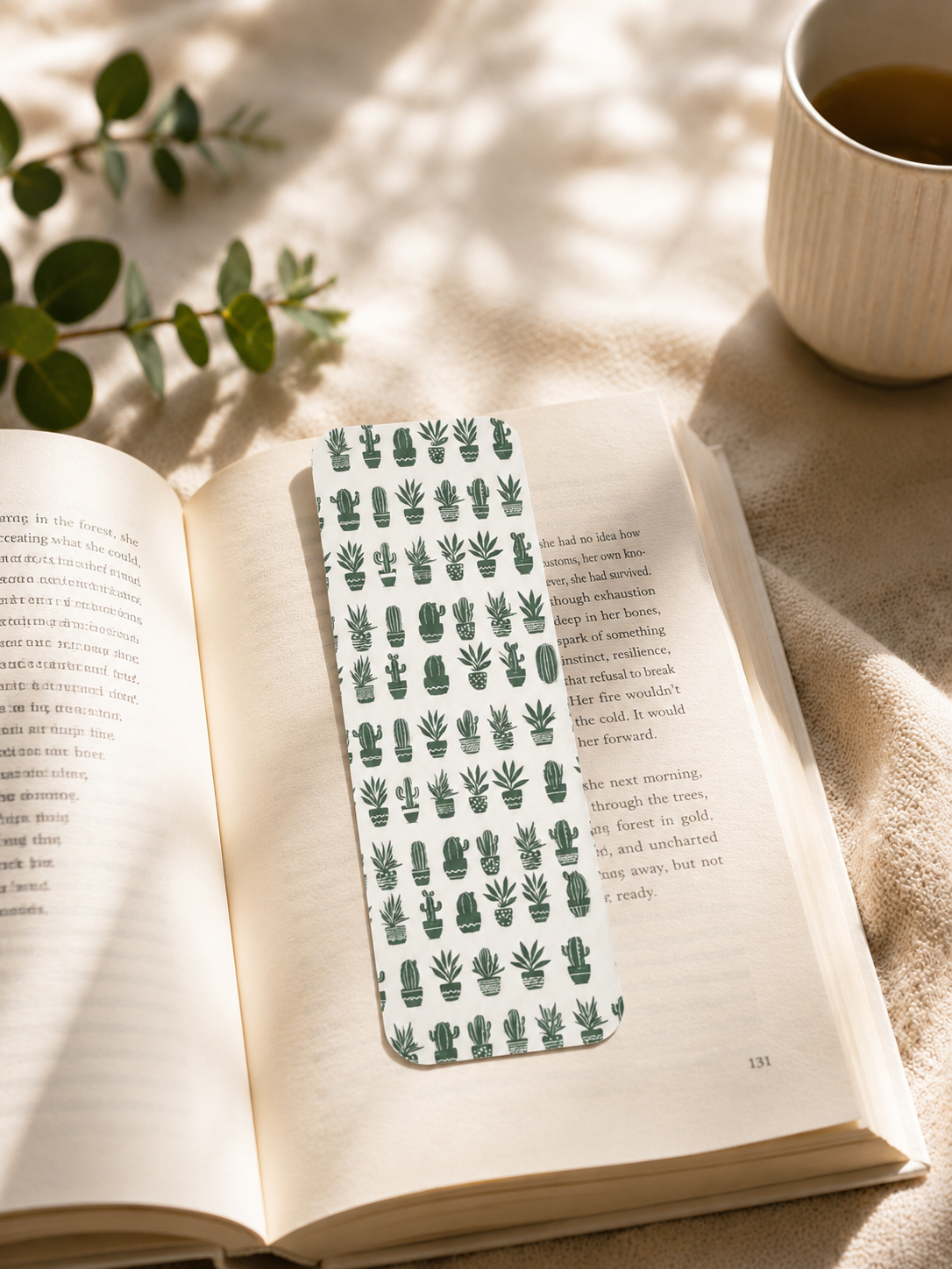 Laminated Bookmark - Green Plants