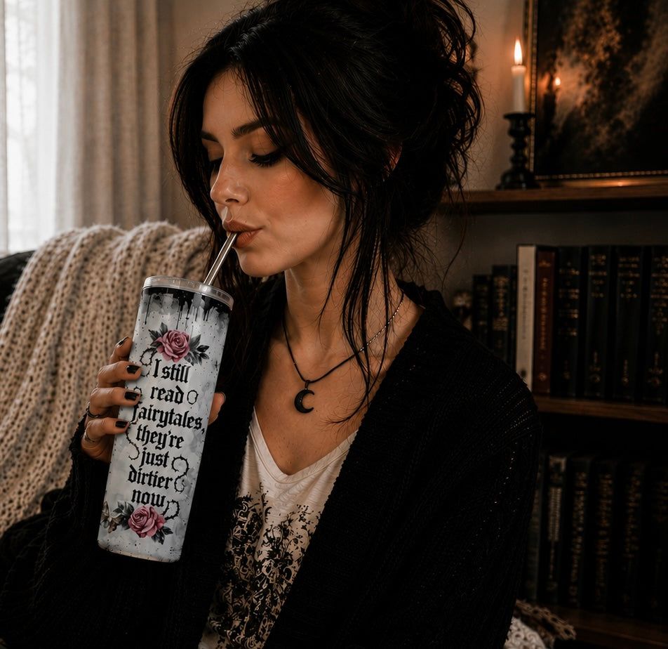20 Oz Skinny Tumbler - Dark Fairytale