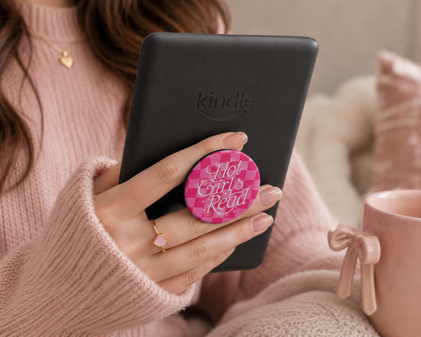 Magsafe Kindle/Phone Grip- Hot Girls Read